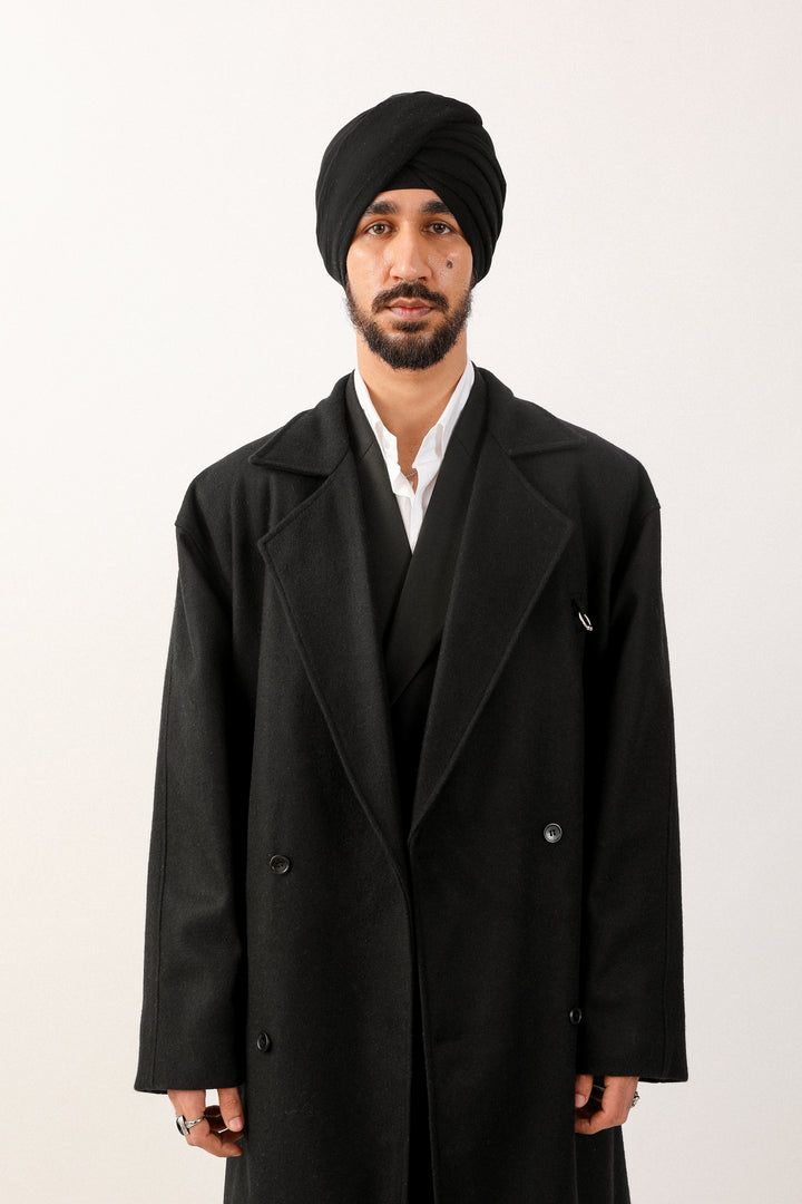 Black Chauraa Coat