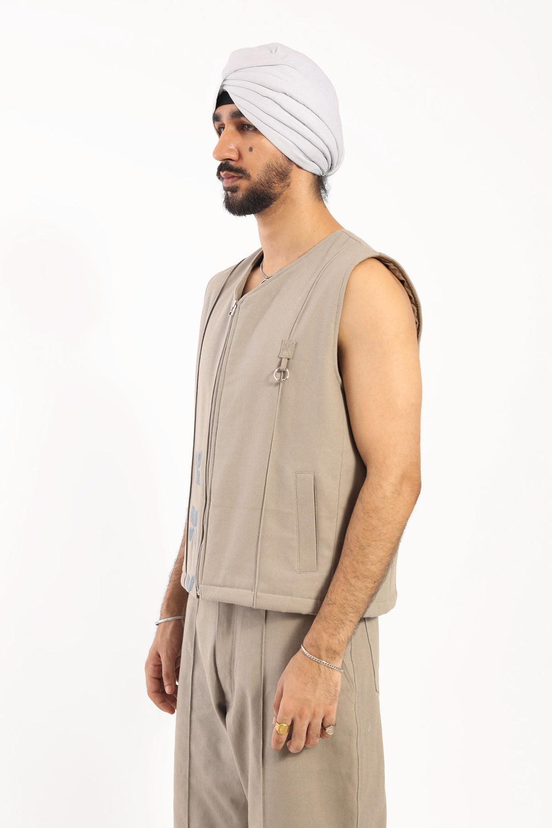 Light Grey Clover Gilet