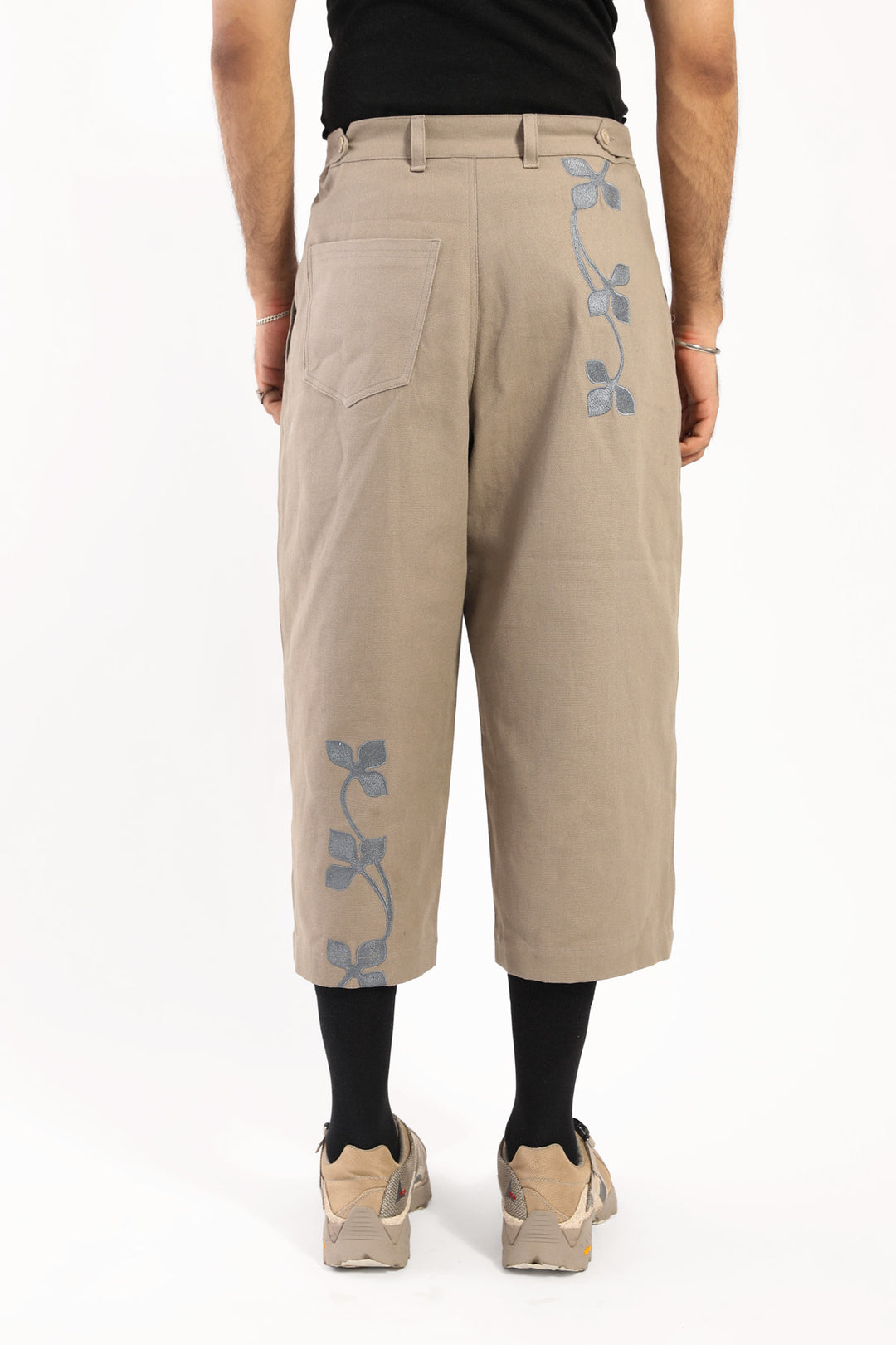 Light Grey Clover Uchi Pants