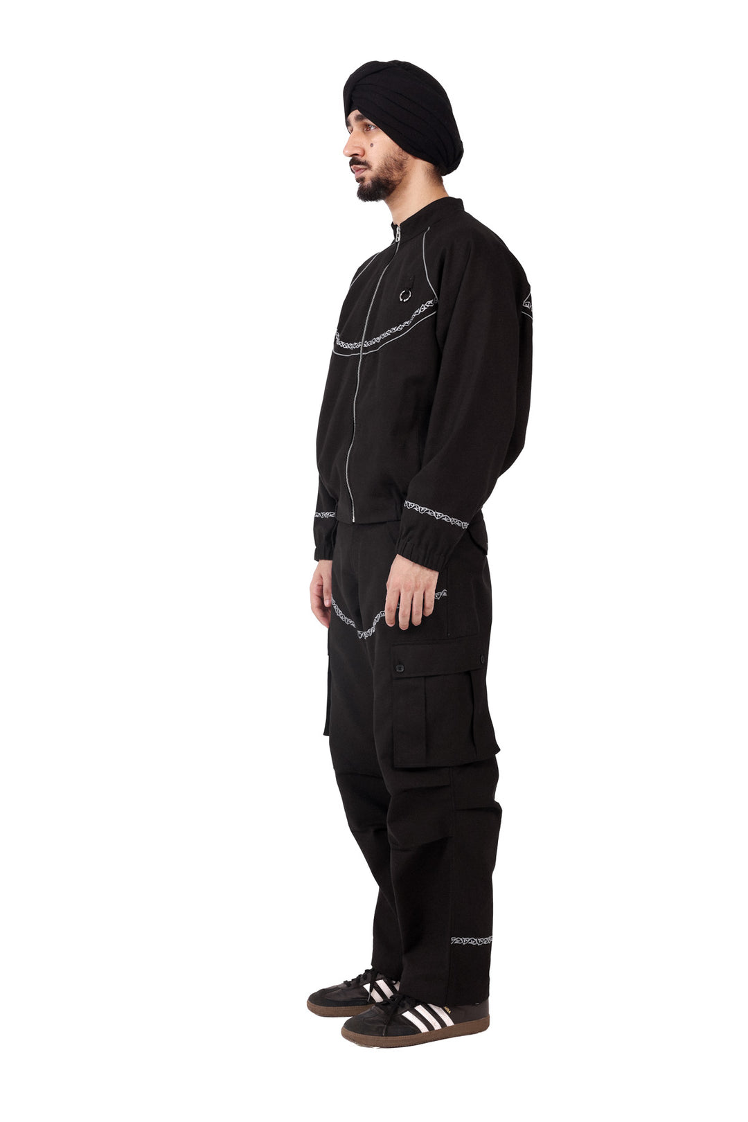 Black Takra Cargo Pants
