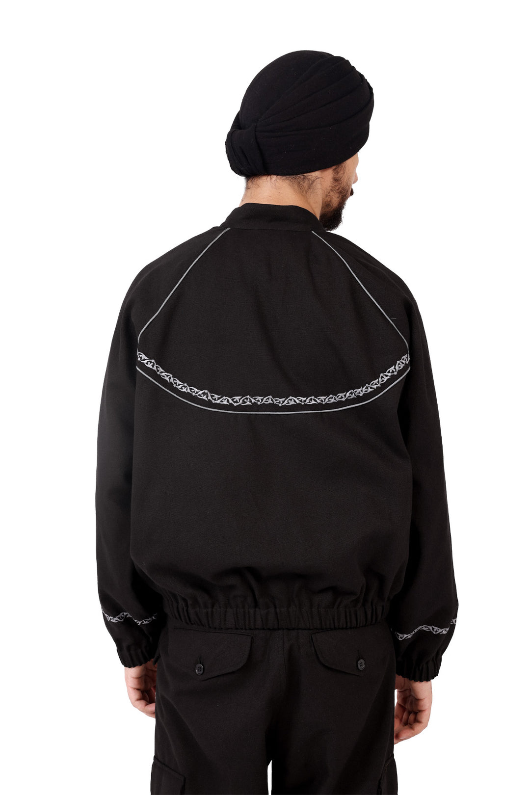 Black Sturdy Track Jacket