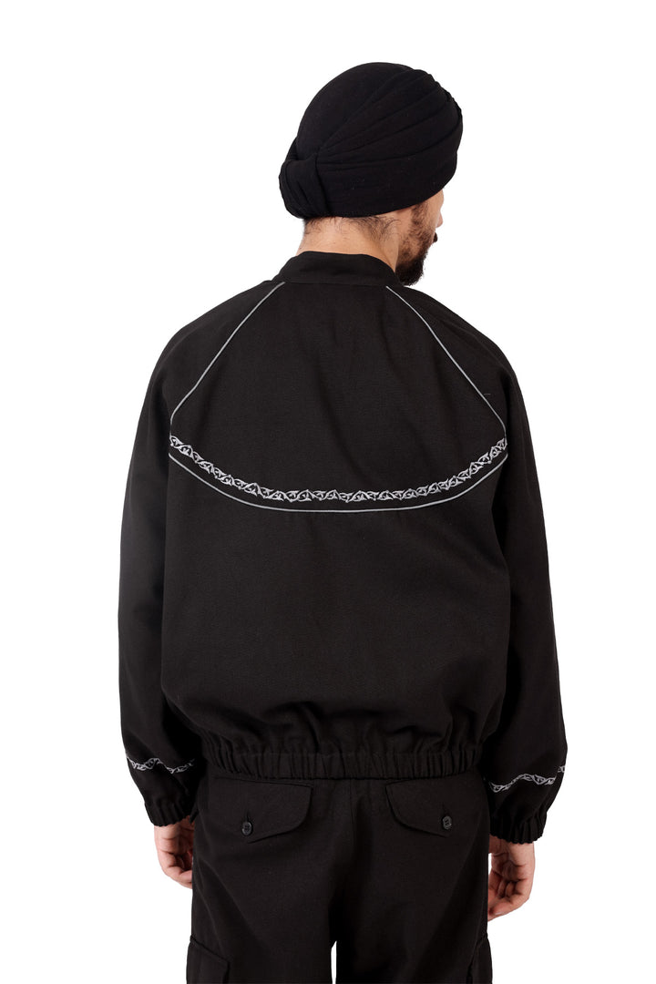 Black Sturdy Track Jacket