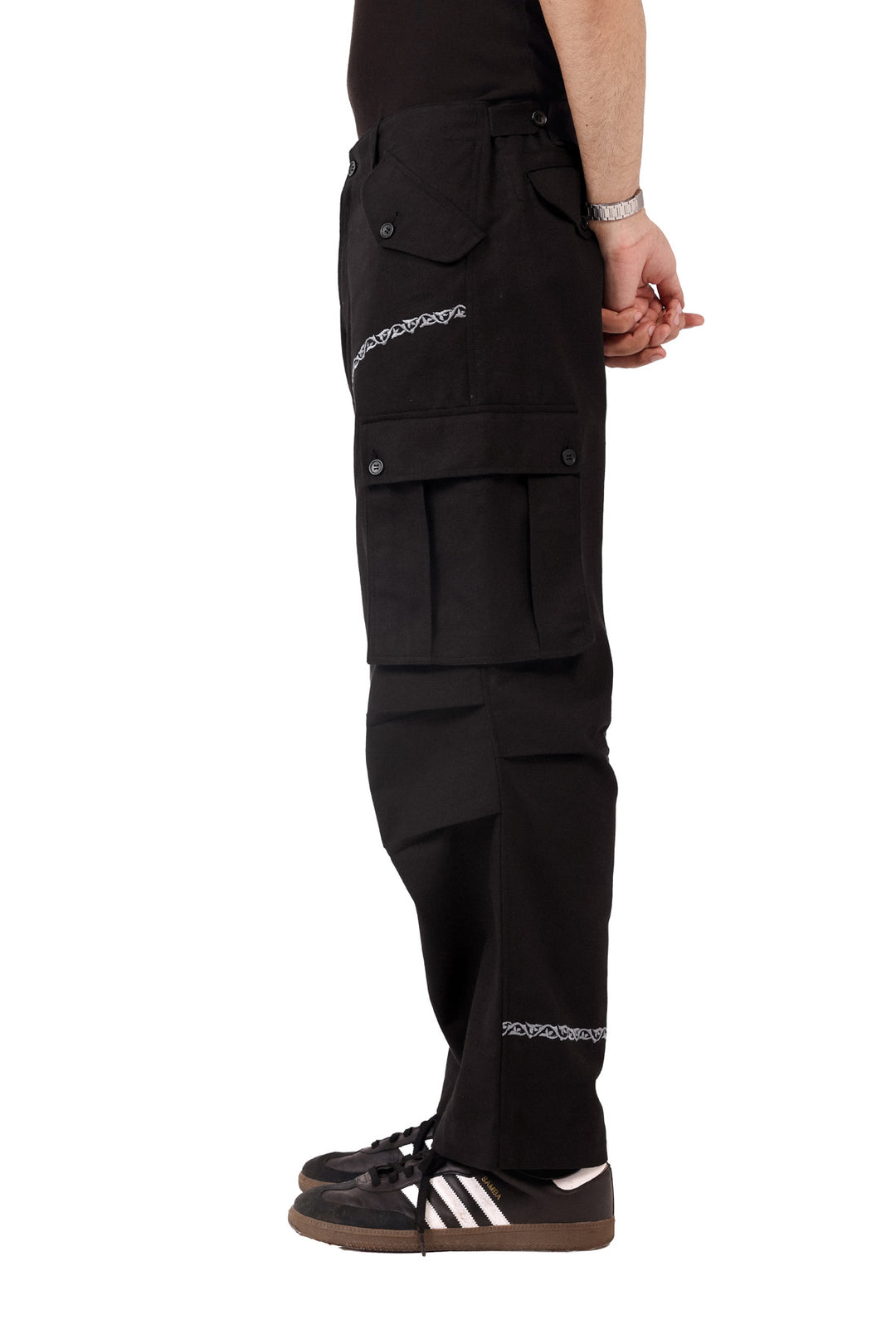 Black Takra Cargo Pants
