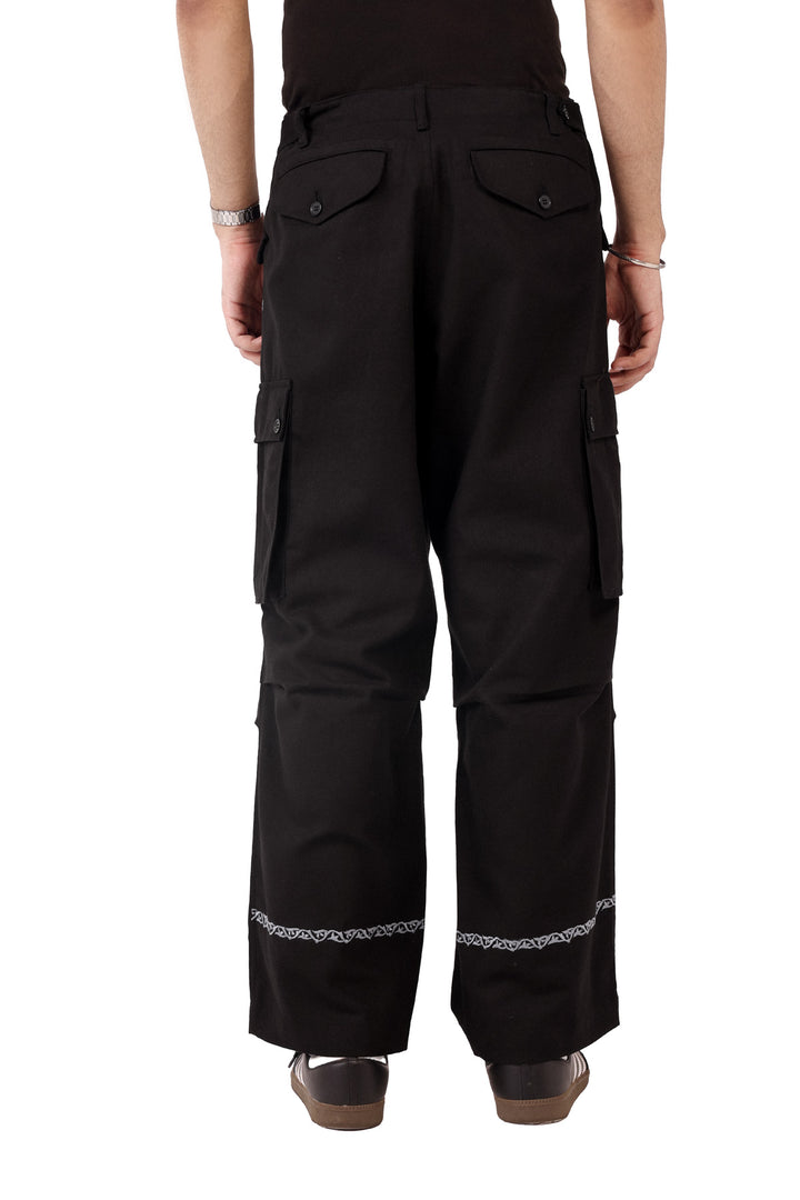 Black Takra Cargo Pants