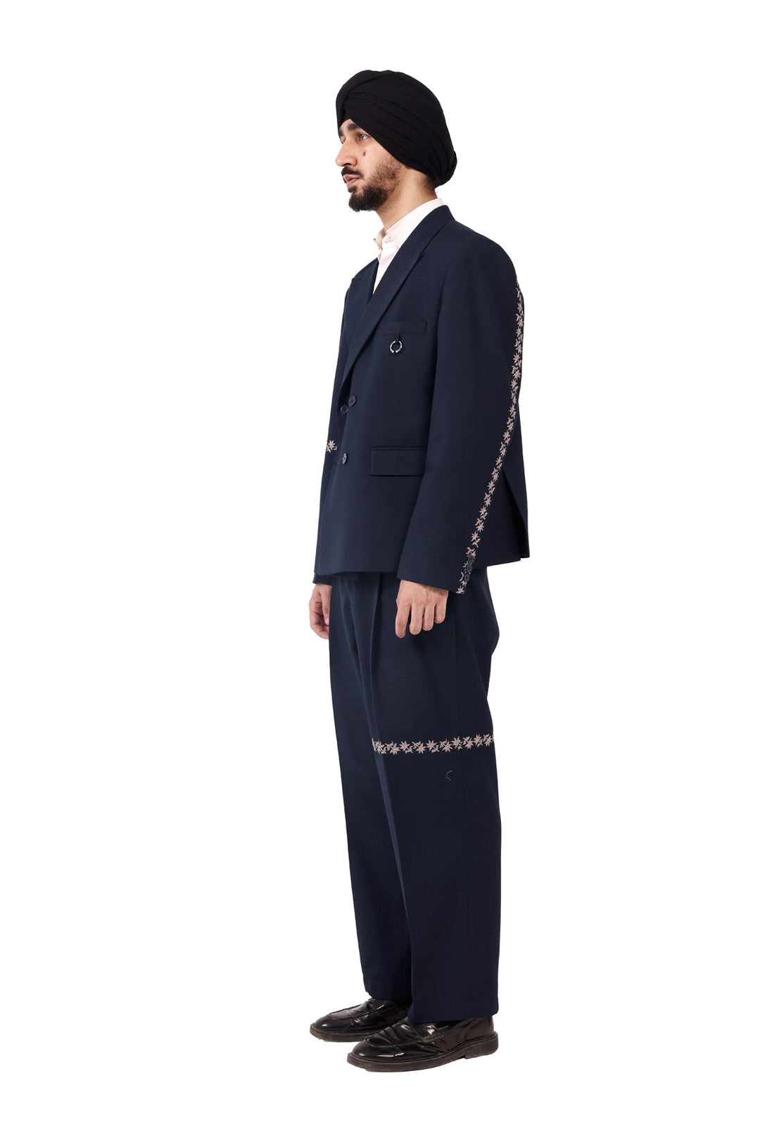 Navy Sidhaa Trousers