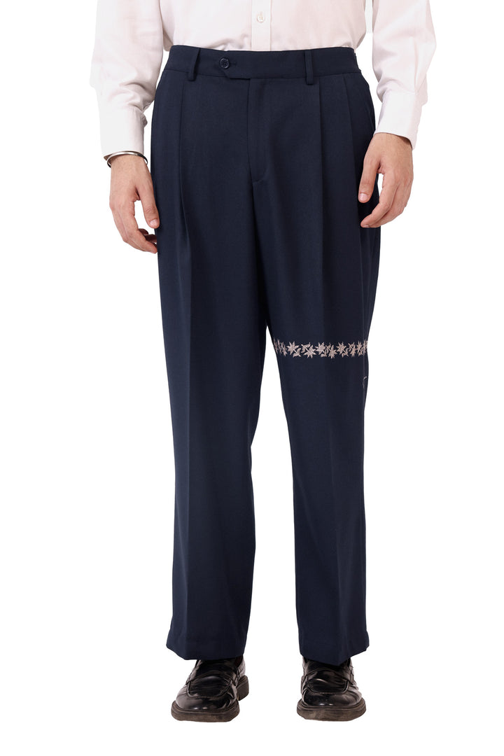 Navy Sidhaa Trousers
