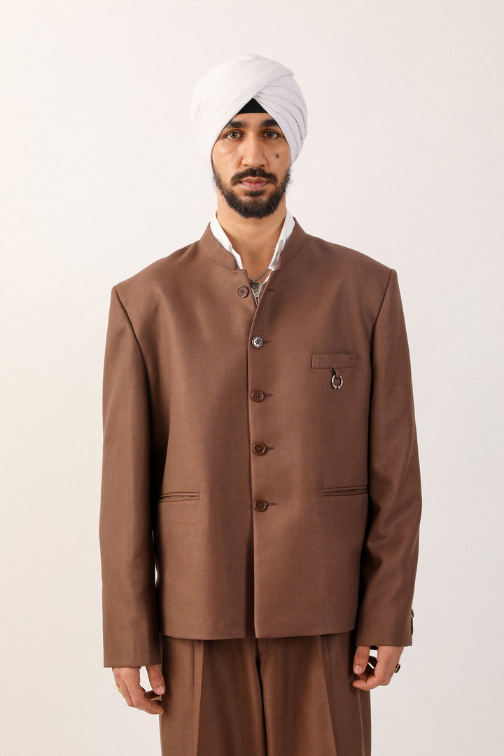 Brown Bandh Blazer