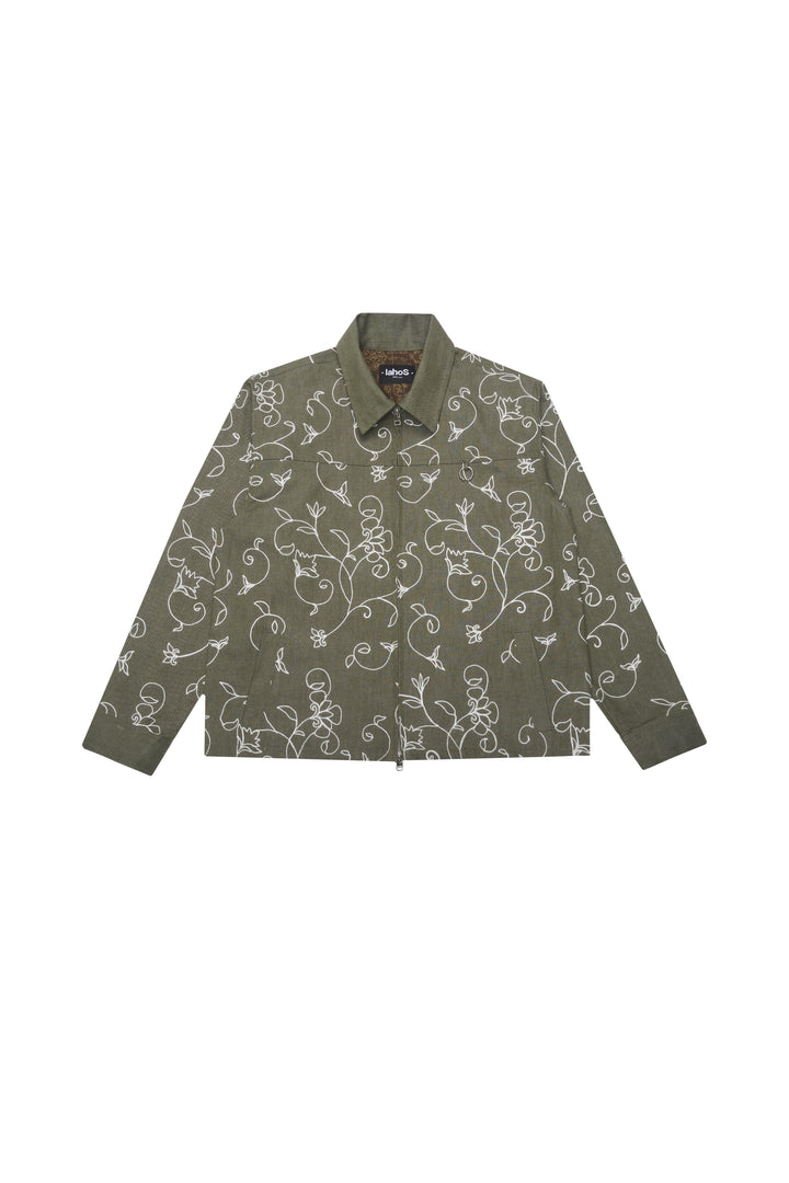Olive Chained Kam Jacket