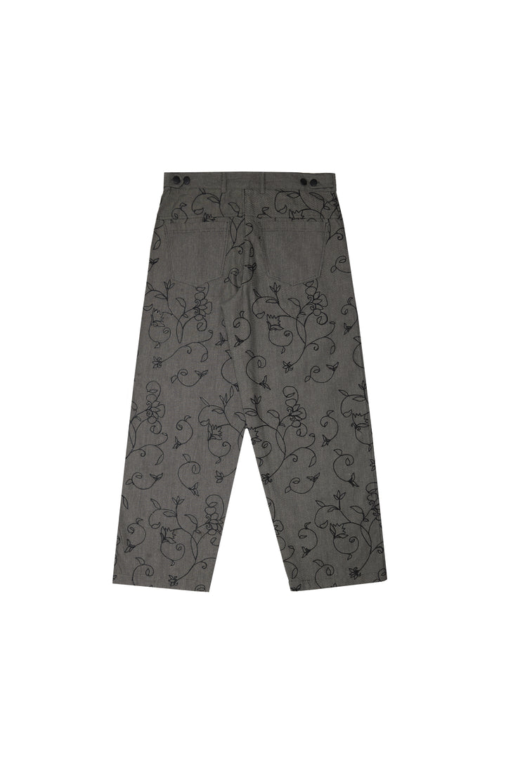 Ash Grey Chained Kam Pants