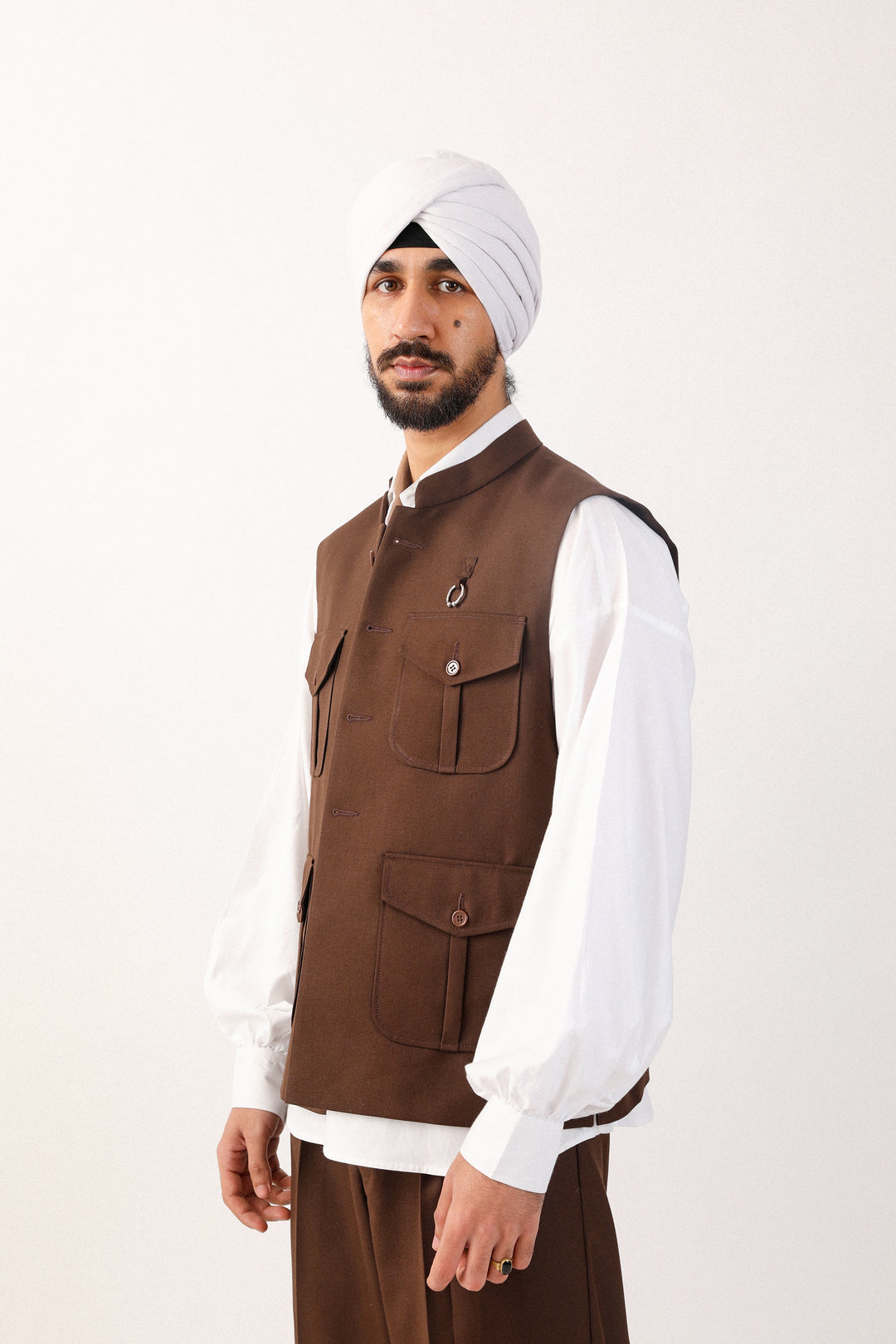 Dark Brown Chaar Vest