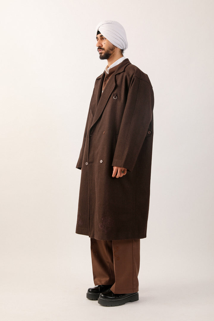 Dark Brown Chauraa Coat