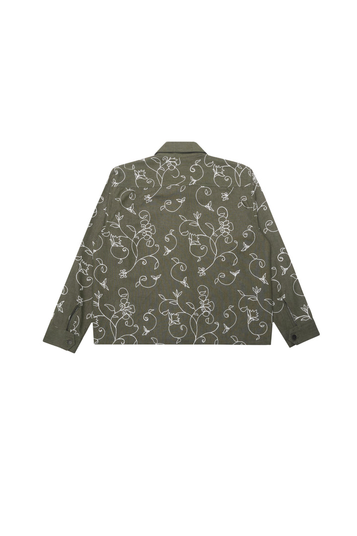 Olive Chained Kam Jacket