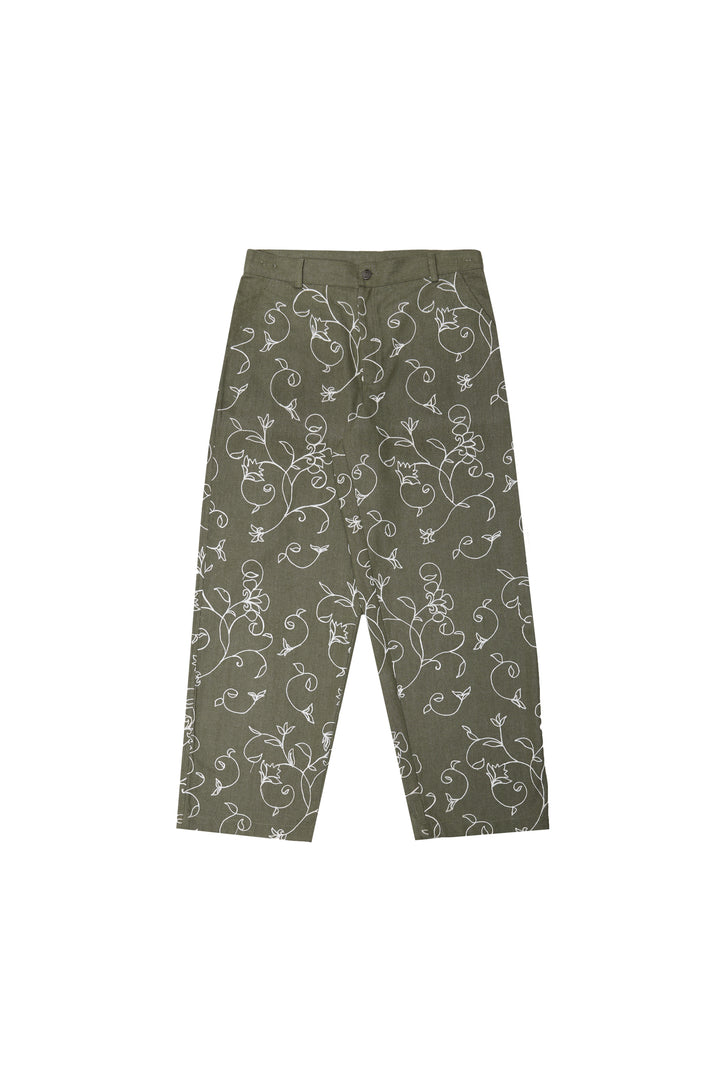 Olive Chained Kam Pants