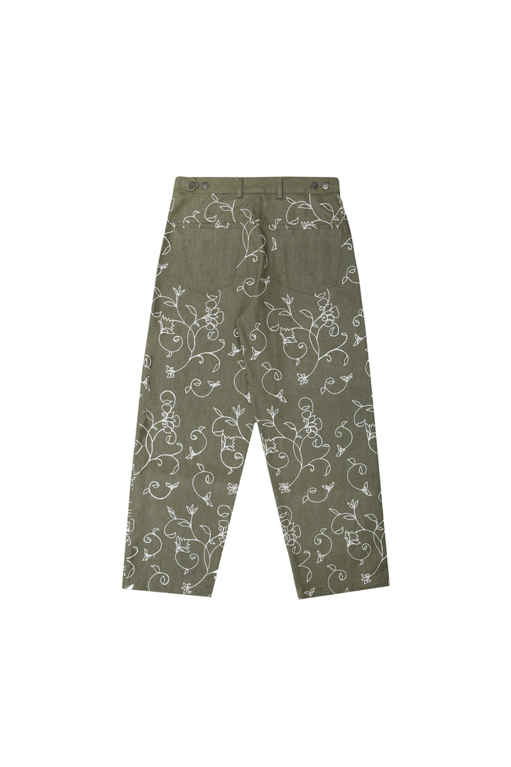 Olive Chained Kam Pants
