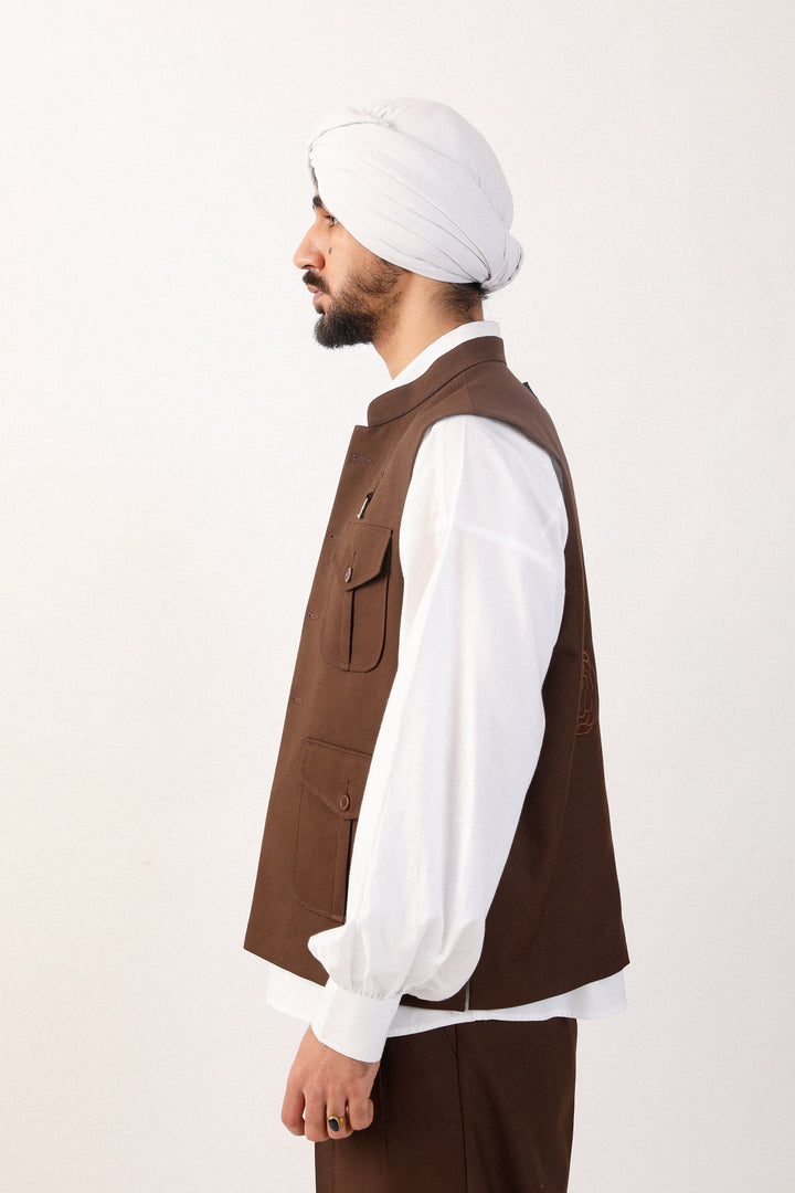 Dark Brown Chaar Vest