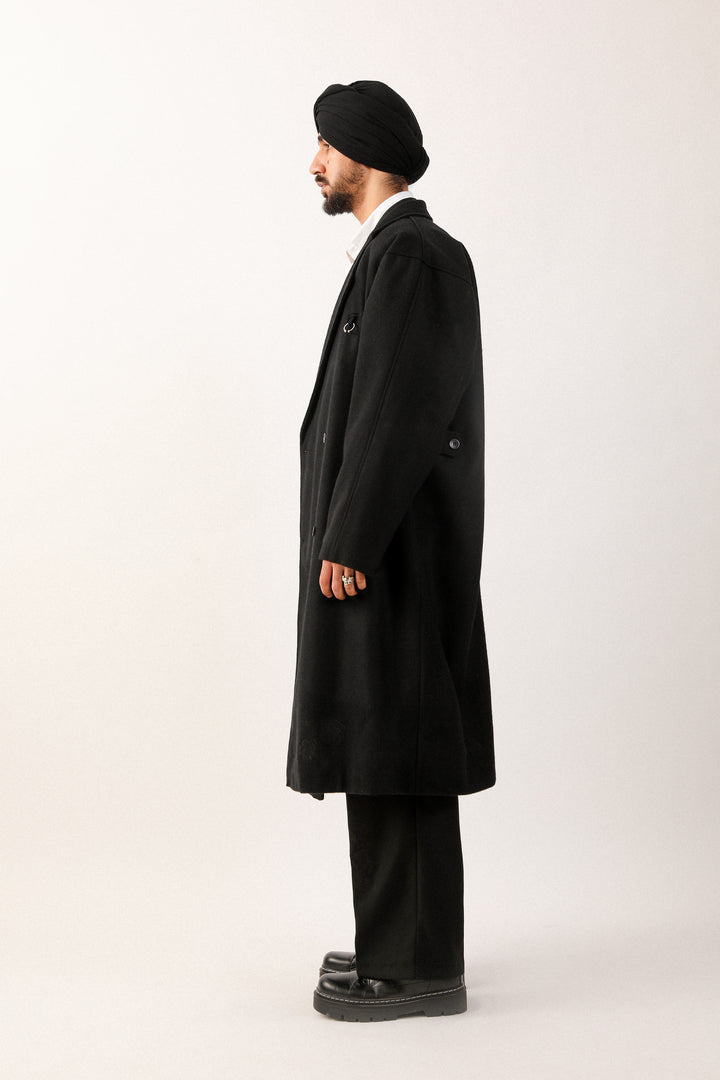 Black Chauraa Coat