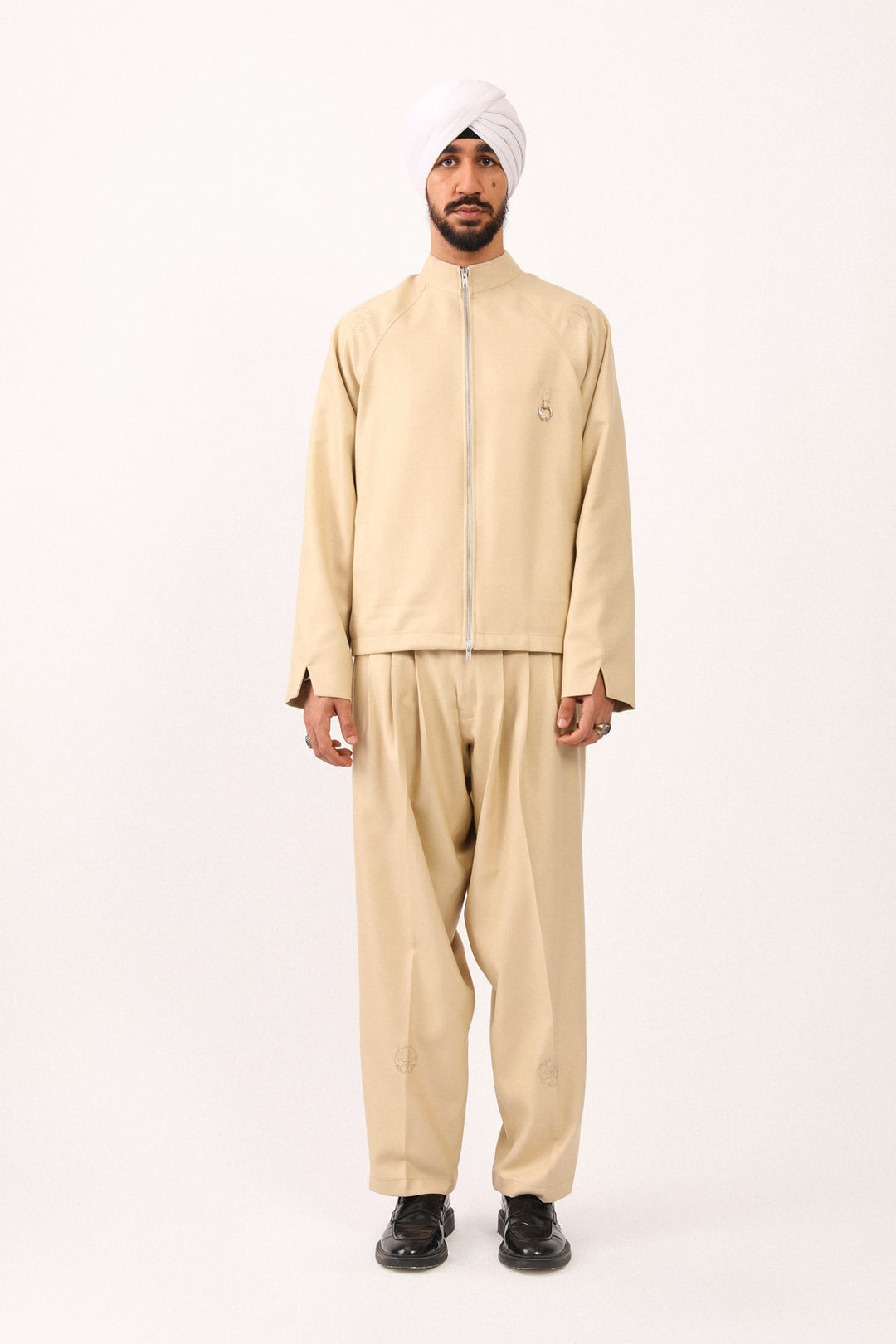 Yellow Nehru Zip