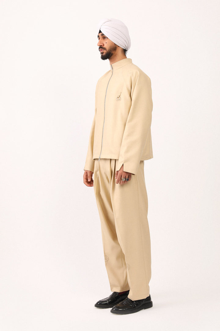 Yellow Nehru Zip