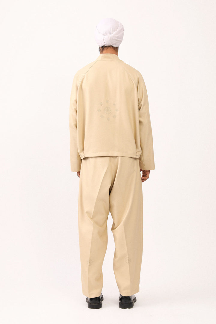Yellow Nehru Zip