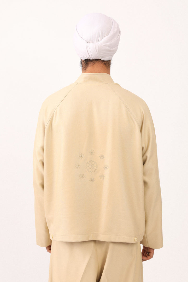 Yellow Nehru Zip