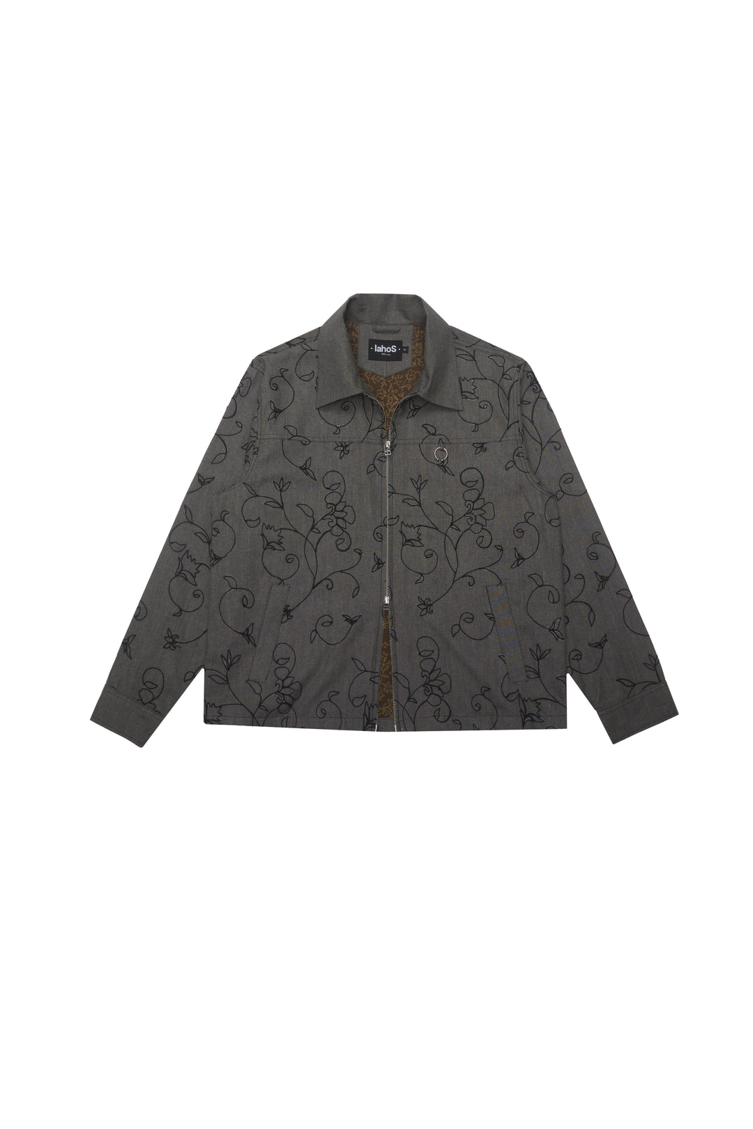 Ash Grey Chained Kam Jacket