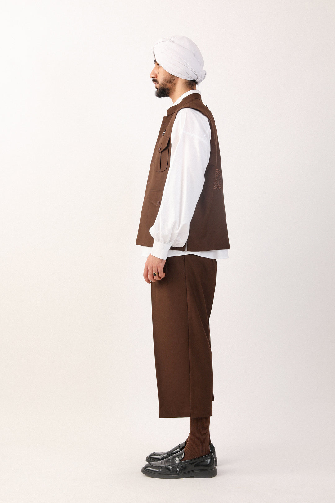 Dark Brown Chaar Vest