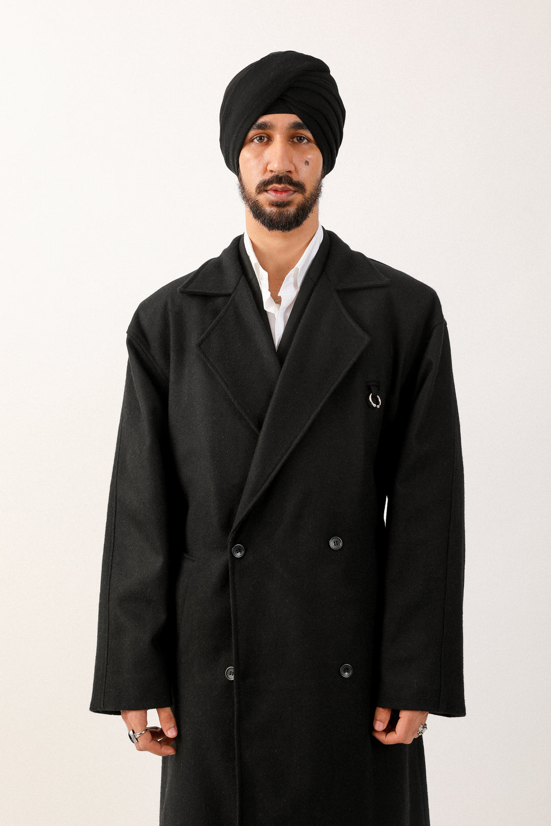 Black Chauraa Coat