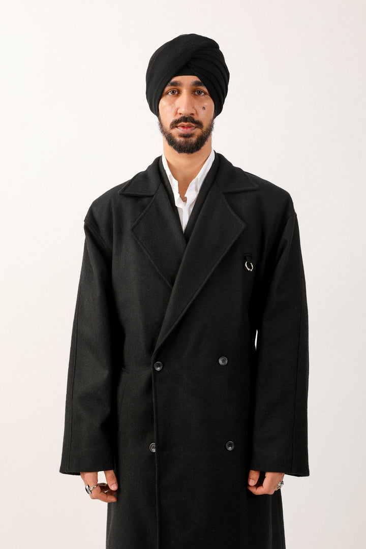 Black Chauraa Coat