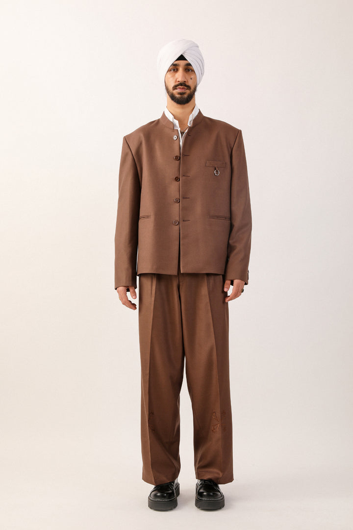 Brown Bandh Blazer