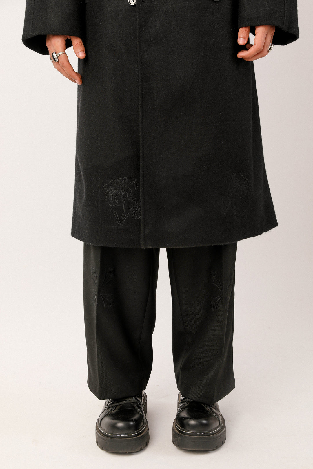 Black Chauraa Coat