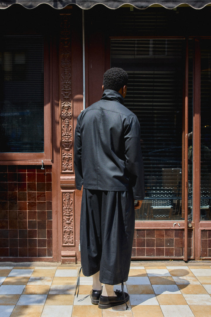 Black Striped Lapetna Jacket