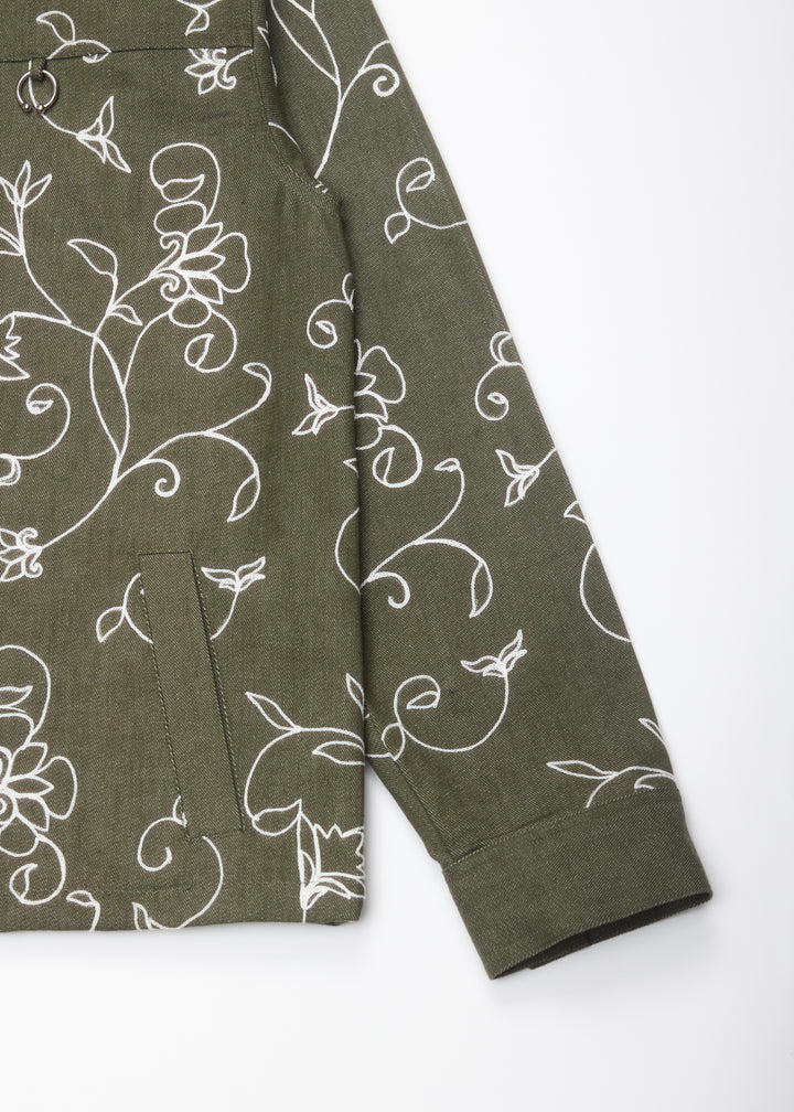 Olive Chained Kam Jacket