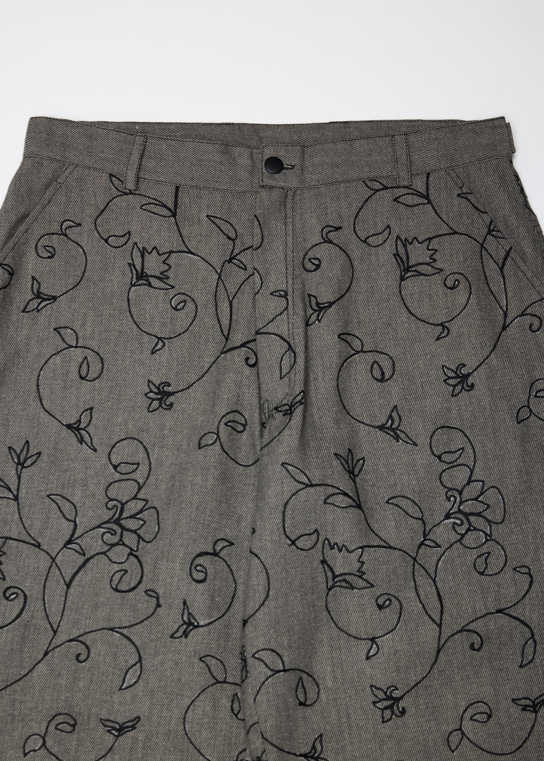Ash Grey Chained Kam Pants