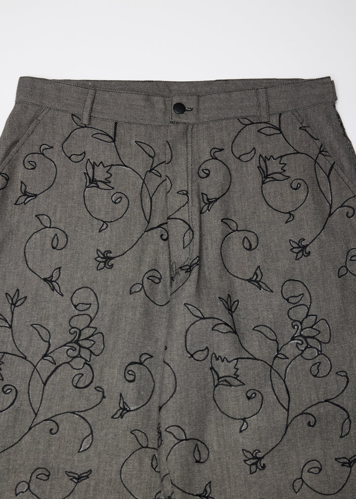 Ash Grey Chained Kam Pants
