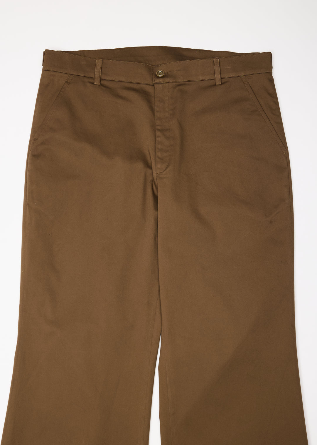 Brown PU Trousers