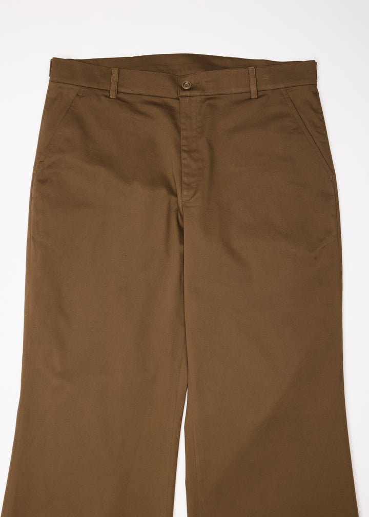 Brown PU Trousers