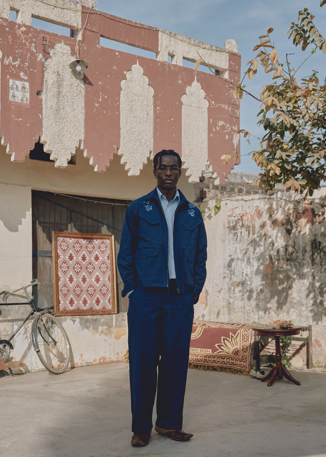 Navy Kam Pants