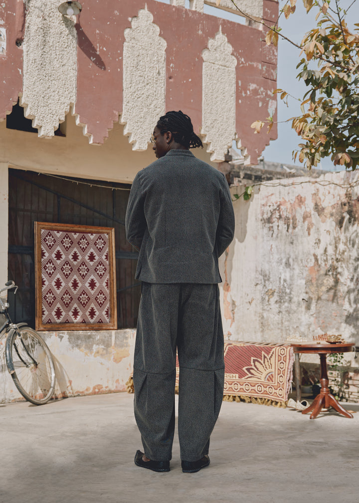 Washed Black Form Jacket