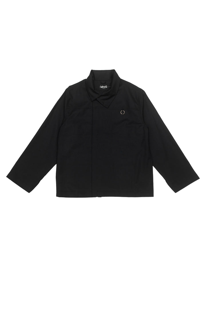 Black Striped Lapetna Jacket