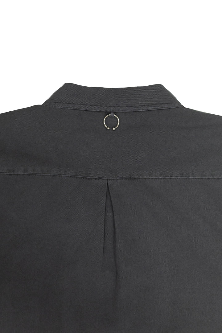 Grey Notched Lapel Jacket