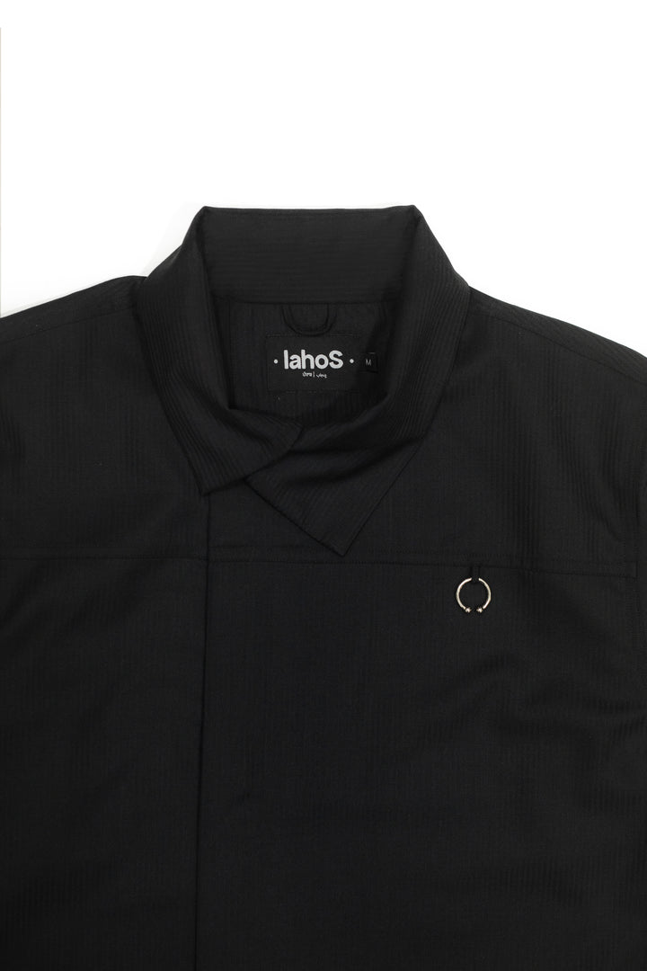 Black Striped Lapetna Jacket